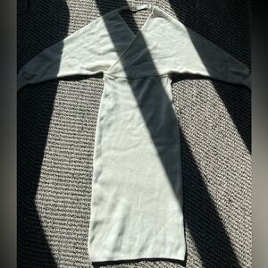 Vici Cream Ribbed Knit Top